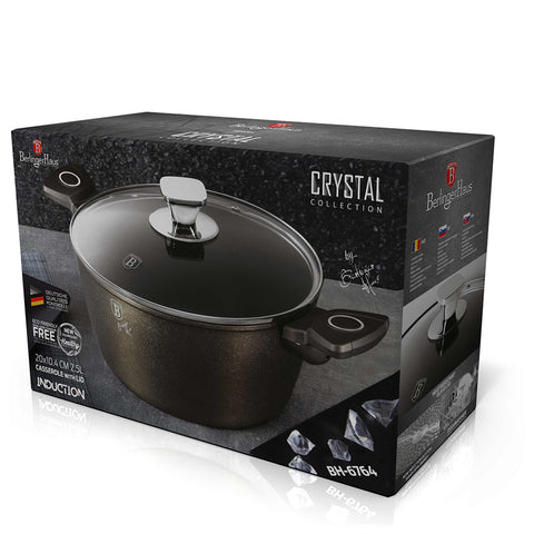  BH/6764, Cacerola con tapa 20cm, Champán, Cacerola 20 cm, Cacerola, Olla, Cacerola con tapa, Batería de cocina, Cocina, Ollas y cazuelas