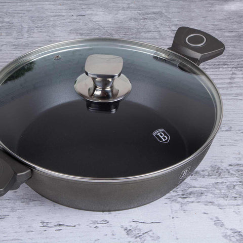  BH/6766, Olla baja con tapa de 28 cm, Champán, Olla baja de 28 cm, Olla baja, Olla baja con tapa, Olla, Batería de cocina, Cocina, Ollas y cazuelas