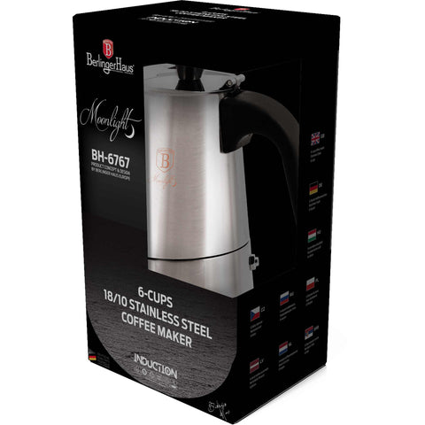 Cafetera, cafetera de acero inoxidable, cafetera moka, moka express,cafetera,acero inoxidable,BH/6767