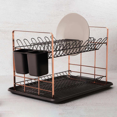  BH/6774, Escurreplatos, Negro, Oro rosa, Utensilios de cocina