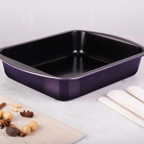  BH/6797,BH/6797A, Asador rectangular 35x27cm, Morado, utensilios para hornear, asador rectangular a., asador rectangular, asador, hornear, bandeja para asar