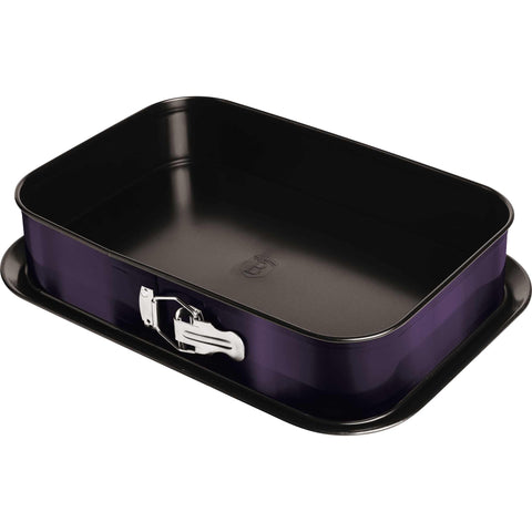  BH/6802, Molde desmontable rectangular 39x27cm, Morado, Utensilios para hornear, Molde desmontable rectangular, Molde desmontable cuadrado, Pastel, Acoplamiento, Horneado, Molde desmontable