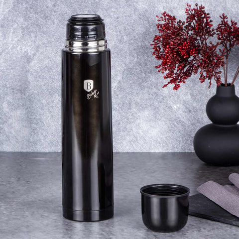  BH/6819, Termo de 1,0 L, Negro, Termo, Almacenamiento de alimentos, Frasco