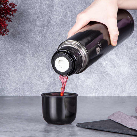  BH/6819, Termo de 1,0 L, Negro, Termo, Almacenamiento de alimentos, Frasco