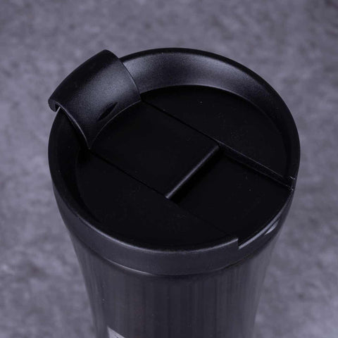  BH/6821, Taza de café 0,5L, Negra, Taza de café, Taza de café de viaje, Botella, Frasco, Vajilla, Taza