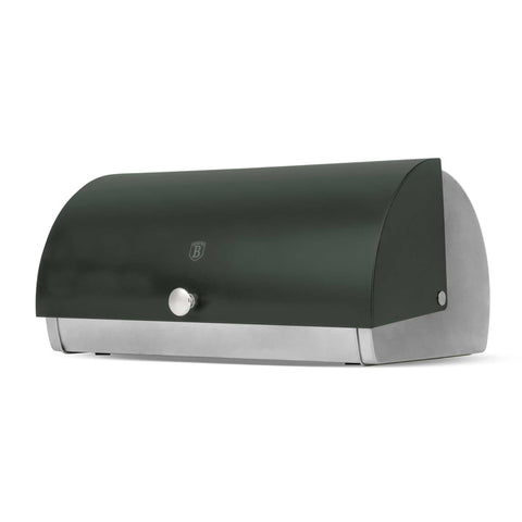  BH/6833, Panera con juego de 3 recipientes, Verde mate, Panera con juego de recipientes, Juego de recipientes, Botes de cocina, Contenedores de almacenamiento, Panera, Panera, Almacenamiento de alimentos