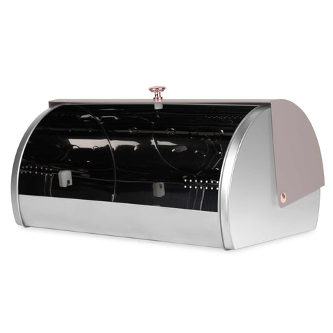  BH/6834, Panera con juego de 3 recipientes, color topo, panera con juego de recipientes, juego de recipientes, recipientes de cocina, contenedores de almacenamiento, panera, panera, almacenamiento de alimentos