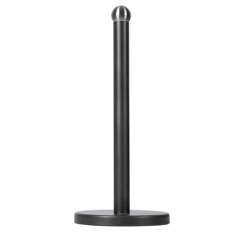 Product image of Kitchen roll holder. Part of the Anthracite Collection . Features: • Material: stainless steel with matt black coating • Size: 15*34 cm • Color: matt anthracite. (Studio view). Official Berlinger Haus product, boosted by Promintra sl.