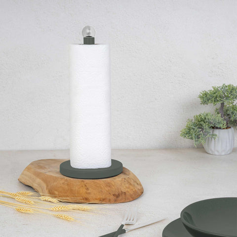  BH/6839, Portarrollos de cocina, Verde mate, Portarrollos de papel, Utensilios de cocina