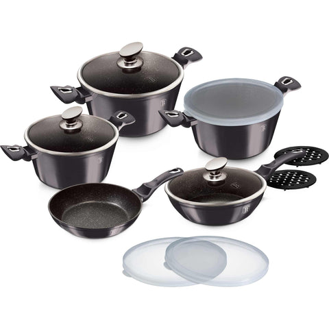  BH/6886, juego de utensilios de cocina de 13 piezas, gris oscuro, juego de utensilios de cocina de 13 piezas b., utensilios de cocina inteligentes, juego de utensilios de cocina, ollas y sartenes, juego de ollas y sartenes, juego, cocina, utensilios de cocina, ollas y cazuelas