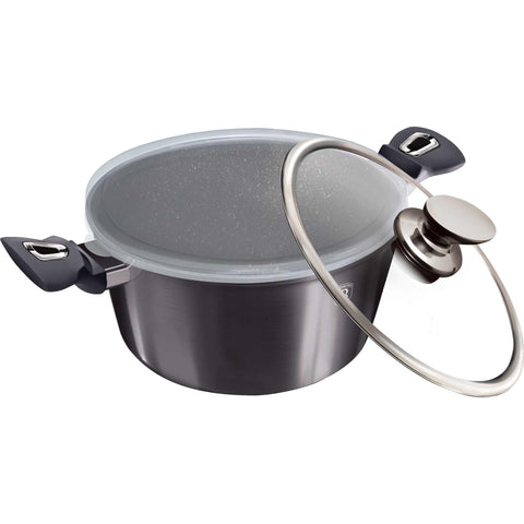 Cacerola, olla, cacerola con tapa, batería de cocina, cocinar,cacerola de 20 cm,gris oscuro,BH/6892,BH/6892N