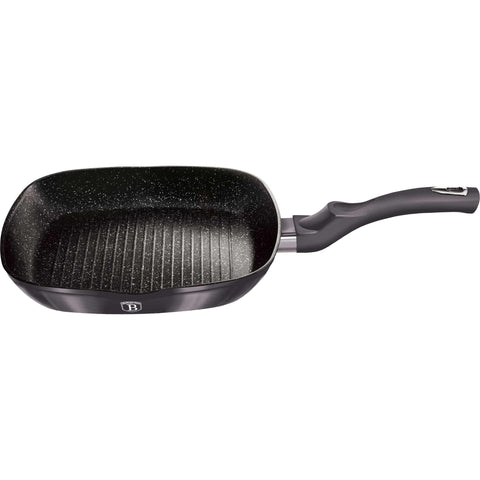 sartén, sartén para freír, sartén para parrilla, utensilios de cocina, cocinar, sartén para parrilla de 28 cm, gris oscuro,BH/6914,BH/6901