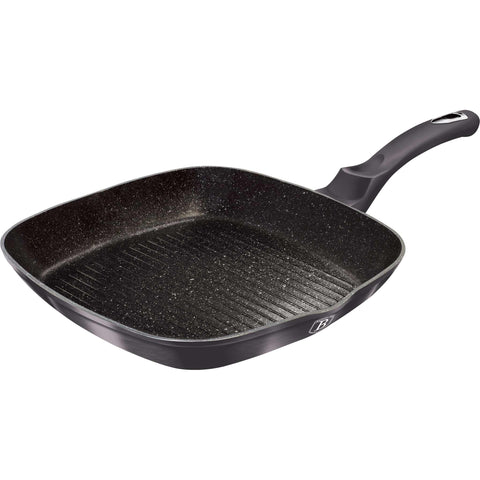 sartén, sartén para freír, sartén para parrilla, utensilios de cocina, cocinar, sartén para parrilla de 28 cm, gris oscuro,BH/6914,BH/6901