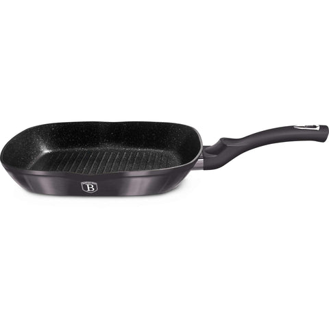 sartén, sartén para freír, sartén para parrilla, utensilios de cocina, cocinar, sartén para parrilla de 28 cm, gris oscuro,BH/6914,BH/6901