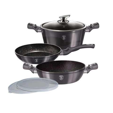  BH/6905,BH/7052,Juego de utensilios de cocina de 6 piezas,Gris oscuro,Juego de utensilios de cocina de 6 piezas a.,Utensilios de cocina inteligentes,Juego de utensilios de cocina,Ollas y sartenes,Juego de ollas y sartenes,Juego,Cocina,Utensilios de cocina,Ollas y cazuelas