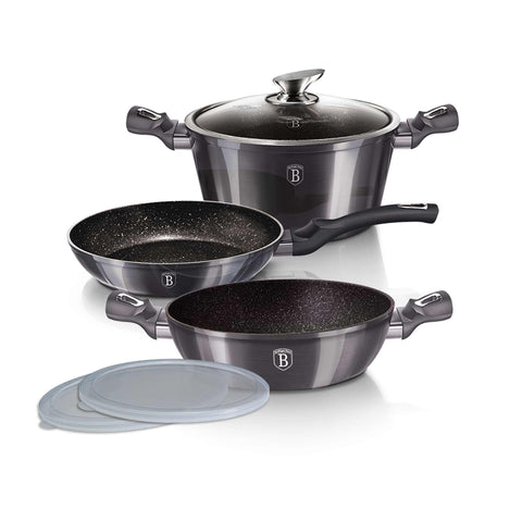  BH/6905,BH/7052,Juego de utensilios de cocina de 6 piezas,Gris oscuro,Juego de utensilios de cocina de 6 piezas a.,Utensilios de cocina inteligentes,Juego de utensilios de cocina,Ollas y sartenes,Juego de ollas y sartenes,Juego,Cocina,Utensilios de cocina,Ollas y cazuelas