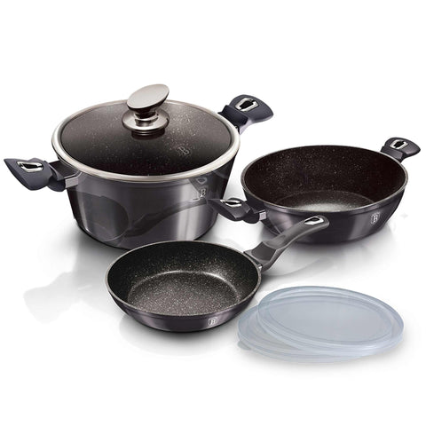  BH/6905,BH/7052,Juego de utensilios de cocina de 6 piezas,Gris oscuro,Juego de utensilios de cocina de 6 piezas a.,Utensilios de cocina inteligentes,Juego de utensilios de cocina,Ollas y sartenes,Juego de ollas y sartenes,Juego,Cocina,Utensilios de cocina,Ollas y cazuelas