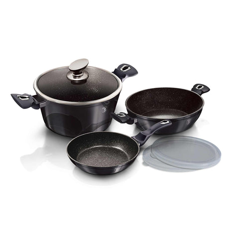  BH/6905,BH/7052,Juego de utensilios de cocina de 6 piezas,Gris oscuro,Juego de utensilios de cocina de 6 piezas a.,Utensilios de cocina inteligentes,Juego de utensilios de cocina,Ollas y sartenes,Juego de ollas y sartenes,Juego,Cocina,Utensilios de cocina,Ollas y cazuelas