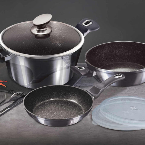  BH/6905,BH/7052,Juego de utensilios de cocina de 6 piezas,Gris oscuro,Juego de utensilios de cocina de 6 piezas a.,Utensilios de cocina inteligentes,Juego de utensilios de cocina,Ollas y sartenes,Juego de ollas y sartenes,Juego,Cocina,Utensilios de cocina,Ollas y cazuelas