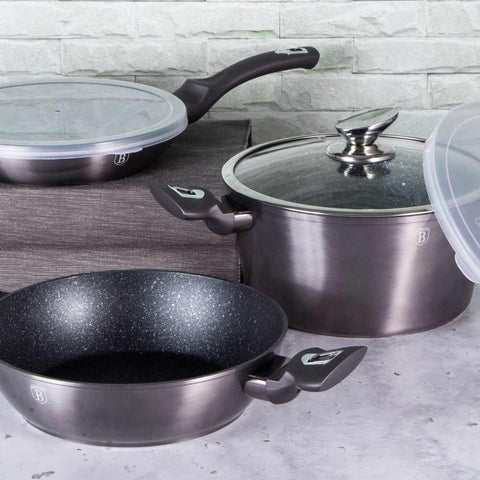  BH/6905,BH/7052,Juego de utensilios de cocina de 6 piezas,Gris oscuro,Juego de utensilios de cocina de 6 piezas a.,Utensilios de cocina inteligentes,Juego de utensilios de cocina,Ollas y sartenes,Juego de ollas y sartenes,Juego,Cocina,Utensilios de cocina,Ollas y cazuelas