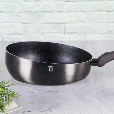 sartén, sartén abatible, sartén, utensilios de cocina, cocinar, sartén abatible de 26 cm, gris oscuro,BH/6906