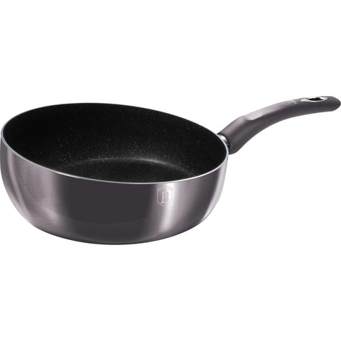 sartén, sartén abatible, sartén, utensilios de cocina, cocinar, sartén abatible de 26 cm, gris oscuro,BH/6906