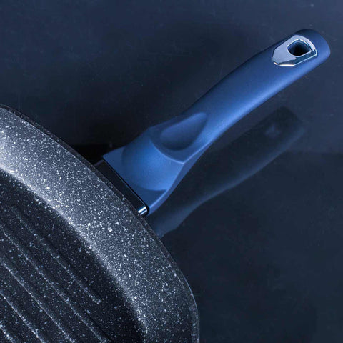  BH/7028, Sartén grill con tapa 28cm, Aguamarina, Azul, Sartén grill 28 cm con tapa, Sartén, Sartén, Sartén grill, Sartén grill con tapa, Batería de cocina, Cocina, Sartenes