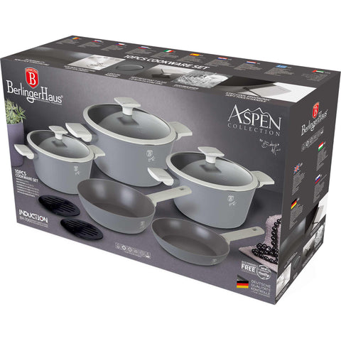  BH/7061N,BH/7061,BH/7061NN,Juego de utensilios de cocina de 10 piezas,Gris mate,Juego de utensilios de cocina de 10 piezas c.,Juego de utensilios de cocina,Ollas y sartenes,Juego de ollas y sartenes,Juego,Cocina,Utensilios de cocina,Ollas y cazuelas