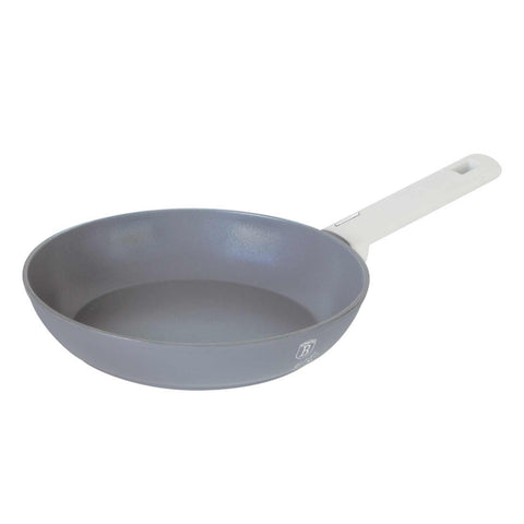 Product image of Frypan 20cm. Part of the Aspen Collection . Features: • Material: forged aluminum with grey titan non-stick coating • Frypan Ø20*4,5 cm 1,0L • Color: matt grey REGISTERED DESIGN BY BERLINGER HAUS!. (Studio view). Official Berlinger Haus product, boosted by Promintra sl.