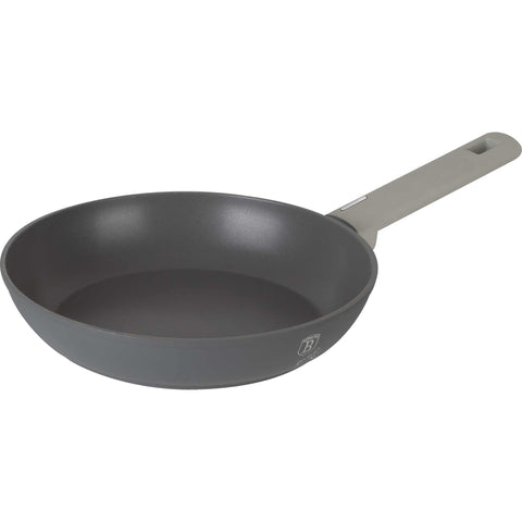 Product image of Frypan 24cm. Part of the Aspen Collection . Features: • Material: forged aluminum with grey titan non-stick coating • Frypan Ø24*4,8 cm 1,7L • Color: matt grey REGISTERED DESIGN BY BERLINGER HAUS!. (Studio view). Official Berlinger Haus product, boosted by Promintra sl.