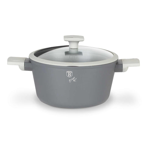  BH/7066,BH/8272,Cacerola con tapa 20cm,Gris mate,Cacerola 20 cm,Cacerola,Olla,Cacerola con tapa,Batería de cocina,Cocina,Ollas y cazuelas