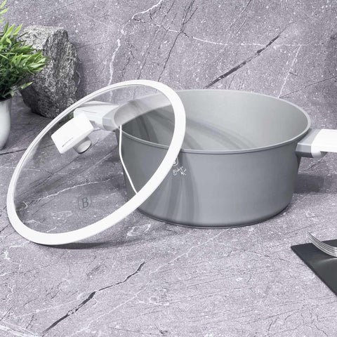 BH/7068,BH/7068N,BH/8287,Cacerola con tapa 28cm,Gris mate,Cacerola 28 cm,Cacerola,Olla,Cacerola con tapa,Batería de cocina,Cocina,Ollas y cazuelas