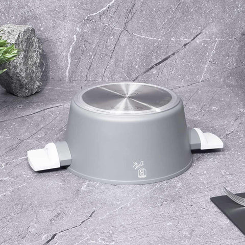  BH/7068,BH/7068N,BH/8287,Cacerola con tapa 28cm,Gris mate,Cacerola 28 cm,Cacerola,Olla,Cacerola con tapa,Batería de cocina,Cocina,Ollas y cazuelas