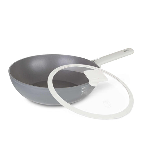 wok, utensilios de cocina, cocinar,wok 28 cm,gris mate,NUEVO,BH/7071