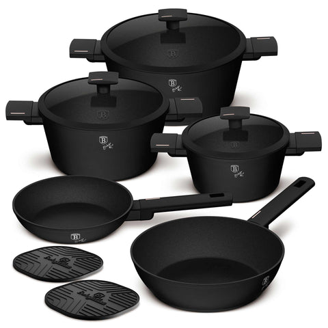  BH/7081NN,BH/7081,BH/7081N, juego de utensilios de cocina de 10 piezas, negro, oro rosa, juego de utensilios de cocina de 10 piezas c., juego de utensilios de cocina, ollas y sartenes, juego de ollas y sartenes, juego, cocina, utensilios de cocina, ollas y cazuelas