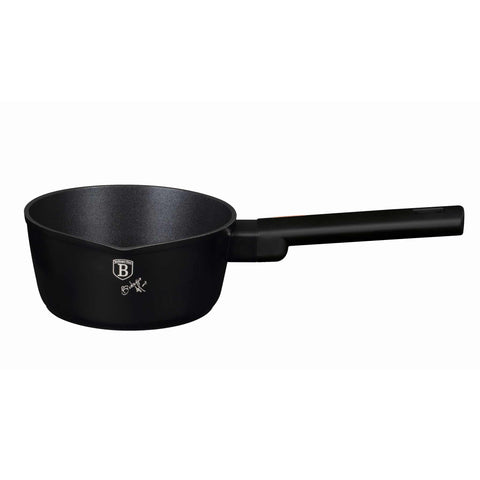 cacerola, utensilios de cocina, cocinar,cacerola de 16 cm a.,negro mate,RENEW,BH/7085,BH/7085N