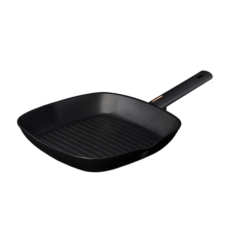 sartén, sartén para freír, sartén para parrilla, utensilios de cocina, cocinar, sartén para parrilla de 28 cm, negro mate, NUEVO,BH/7092N,BH/7092