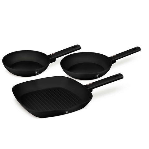  BH/7096N,BH/7096,Juego de sartenes de 3 piezas,Negro,Oro rosa,Juego de sartenes de 3 piezas b.,sartén,juego de sartenes,sartén,juego de sartenes,sartén para parrilla,utensilios de cocina,cocinar,Sartenes,Juego de sartenes