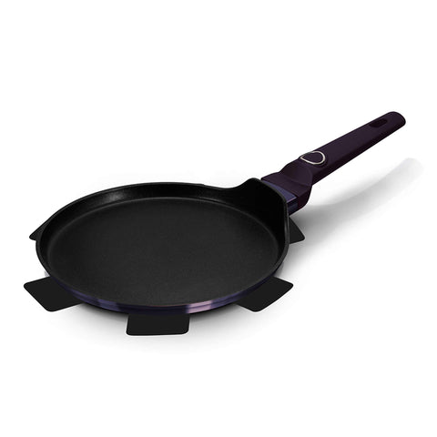  BH/7131, Sartén para panqueques de 28 cm, Morado, Sartén para panqueques de 28 cm, Sartén para panqueques, Utensilios de cocina, Cocina, Sartenes, Sartén para crepes/panqueques