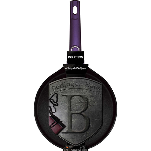 BH/7131, sartén para panqueques de 28 cm, violeta, sartén para panqueques de 28 cm, sartén para panqueques, utensilios de cocina, cocinar