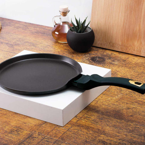  BH/7134, Sartén para panqueques de 28 cm, Esmeralda, Verde, Sartén para panqueques de 28 cm, Sartén para panqueques, Utensilios de cocina, Cocina, Sartenes, Sartén para crepes/panqueques