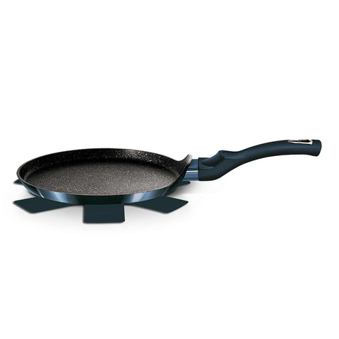 Sartén para panqueques, utensilios de cocina, cocinar,Sartén para panqueques de 28 cm, aguamarina/azul,BH/7136