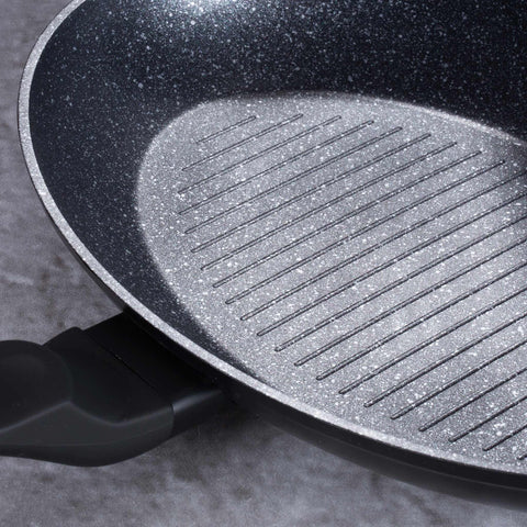  BH/7149, Sartén para pescado 35x25cm, Negro, Oro rosa, Sartén para pescado, Sartén para parrilla, Sartén, Sartén