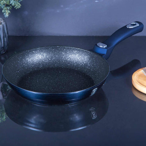 BH/7155,BH/1871,BH/1871NPR, Sartén de 24 cm con mango desmontable, Aguamarina, Azul, Sartén de 24 cm, Mango desmontable, Batería de cocina inteligente, Sartén, Batería de cocina, Cocina, Sartenes, Sartén con mango desmontable