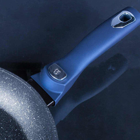 BH/7155,BH/1871,BH/1871NPR, Sartén de 24 cm con mango desmontable, Aguamarina, Azul, Sartén de 24 cm, Mango desmontable, Batería de cocina inteligente, Sartén, Batería de cocina, Cocina, Sartenes, Sartén con mango desmontable