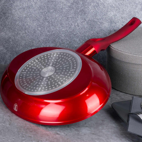  BH/7169, Sartén para pescado 35x25cm, Burdeos, Rojo, Sartén para pescado, Sartén para parrilla, Sartén, Sartenes