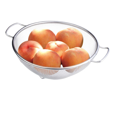 BH/7203, Cistella de malla amb dues nanses, acer inoxidable, cistella de malla, cistella per rentar fruites i verdures