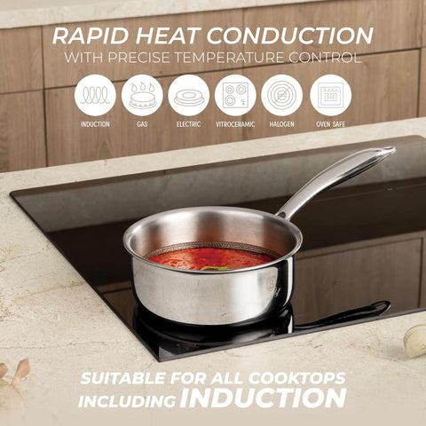  BH/7442,BH/6558,BH/6558A,BH/8523,Cacerola 16cm,Acero inoxidable,Cacerola 16 cm a.,cacerola,utensilios de cocina,cocina,Ollas y cazuelas,Cacerola