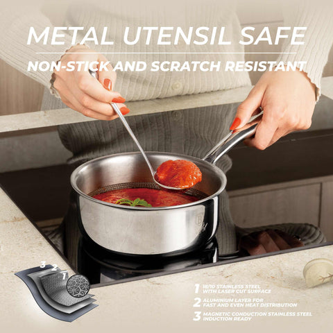  BH/7442,BH/6558,BH/6558A,BH/8523,Cacerola 16cm,Acero inoxidable,Cacerola 16 cm a.,cacerola,utensilios de cocina,cocina,Ollas y cazuelas,Cacerola