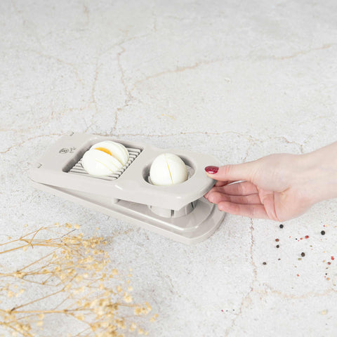  BH/7460, Cortadora de huevos y queso mozzarella, Crema mate, rebanadora, cortadora de huevos, cortadora de queso mozzarella, utensilios de cocina, cortadora y picadora